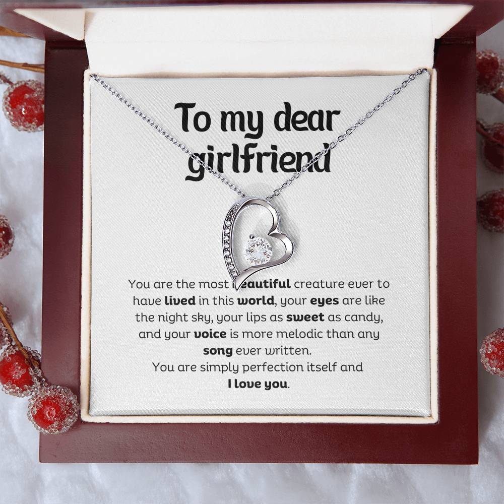 Forever Love Pendant Necklace – A Timeless Symbol of Love, The Perfect Gift for Your Girlfriend