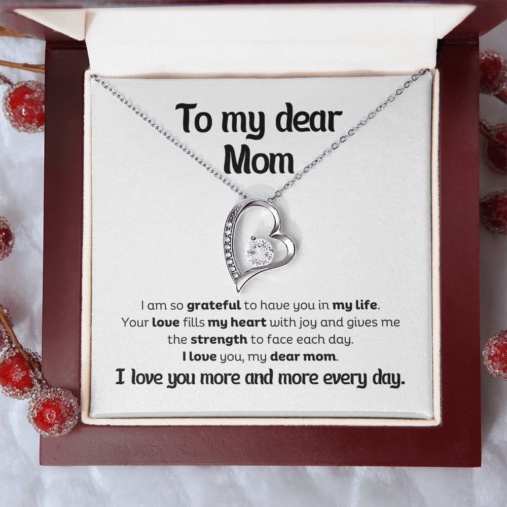 Forever Love Pendant Necklace – A Timeless Symbol of Love, The Perfect Gift for Your Mom