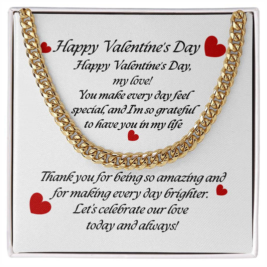 Cuban Link Chain – The Perfect Valentine's Day Gift for Him