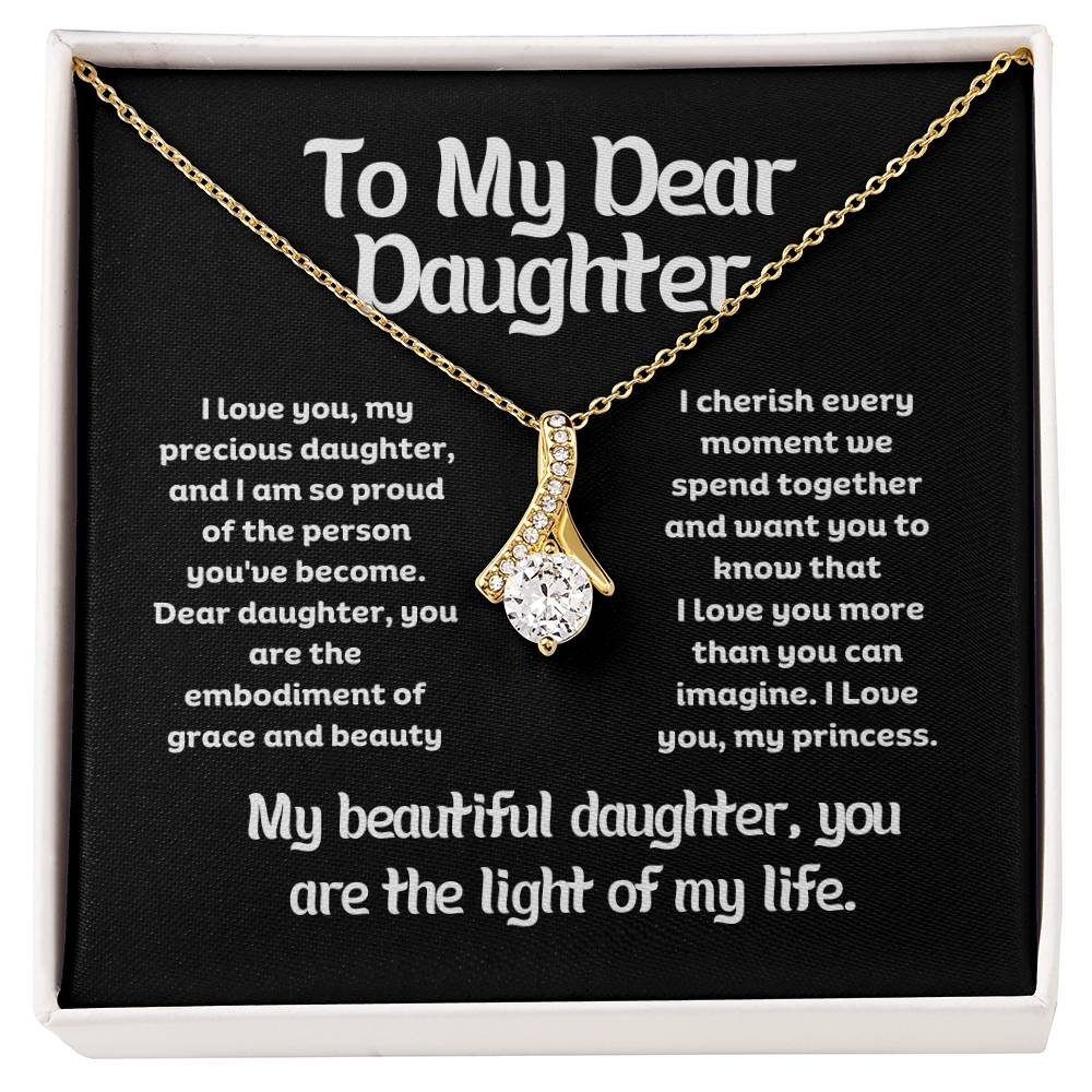 Alluring Beauty Necklace – Luxurious Yellow & White Gold Styles, The Perfect Gift for Your Daughter