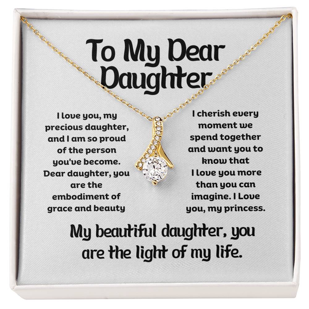 Alluring Beauty Necklace – Luxurious Yellow & White Gold Styles, The Perfect Gift for Your Daughter