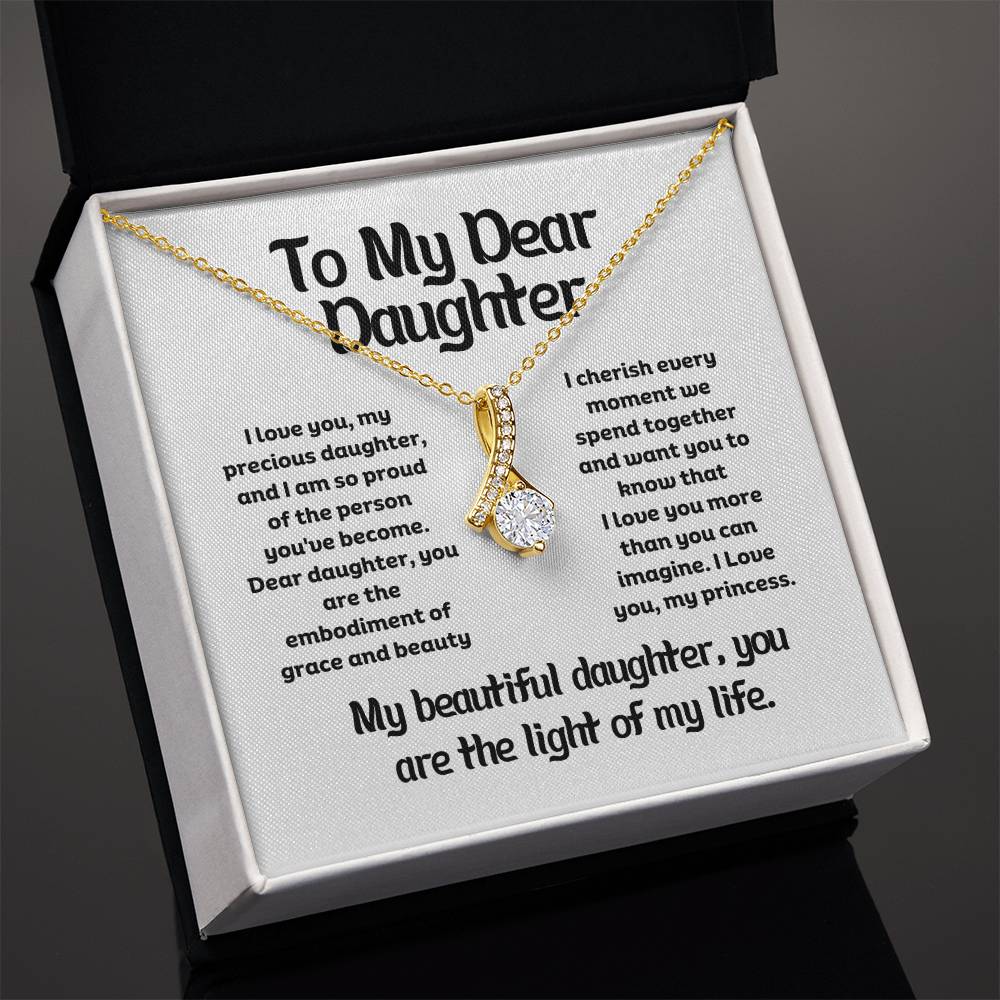 Alluring Beauty Necklace – Luxurious Yellow & White Gold Styles, The Perfect Gift for Your Daughter