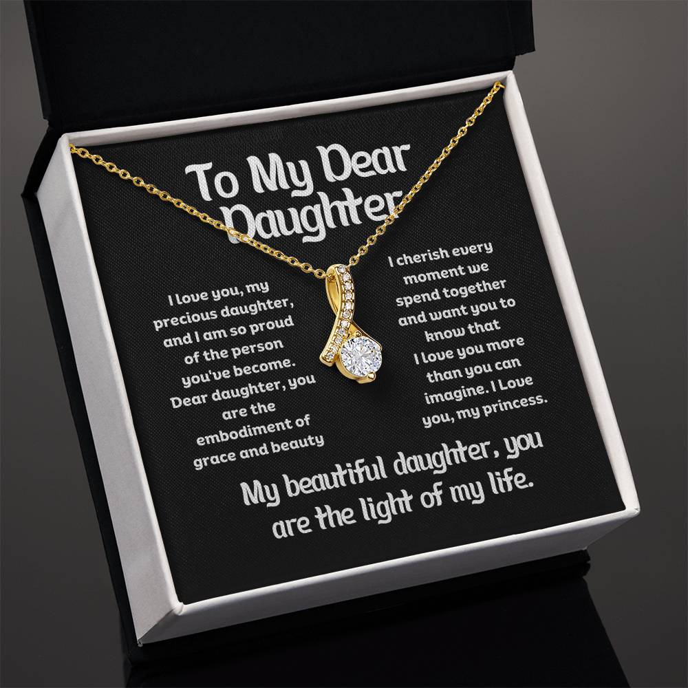 Alluring Beauty Necklace – Luxurious Yellow & White Gold Styles, The Perfect Gift for Your Daughter