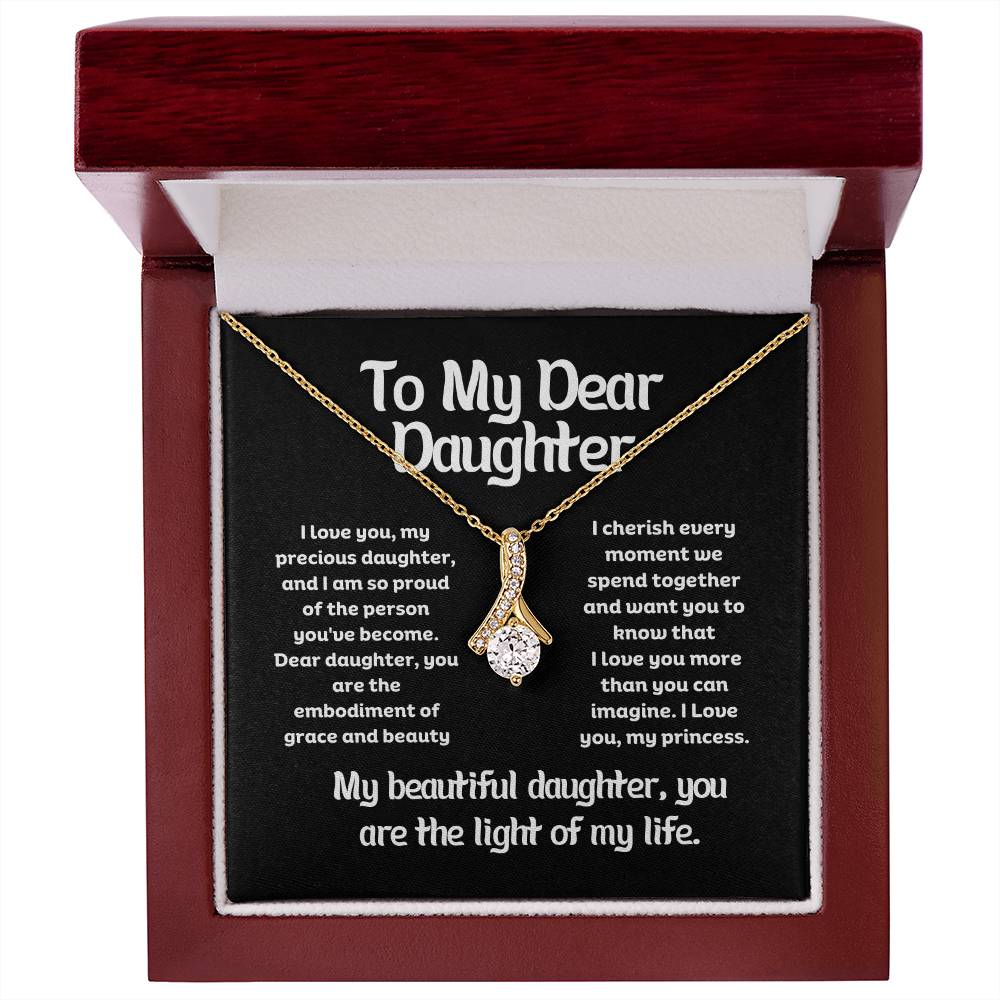 Alluring Beauty Necklace – Luxurious Yellow & White Gold Styles, The Perfect Gift for Your Daughter