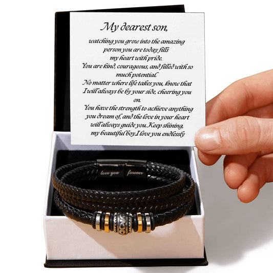 Love You Forever" Bracelet – A Heartfelt Gift for Your Son