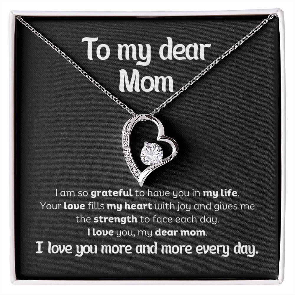 Forever Love Pendant Necklace – A Timeless Symbol of Love, The Perfect Gift for Your Mom