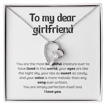 Forever Love Pendant Necklace – A Timeless Symbol of Love, The Perfect Gift for Your Girlfriend