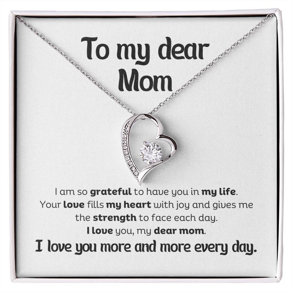 Forever Love Pendant Necklace – A Timeless Symbol of Love, The Perfect Gift for Your Mom