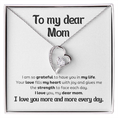 Forever Love Pendant Necklace – A Timeless Symbol of Love, The Perfect Gift for Your Mom