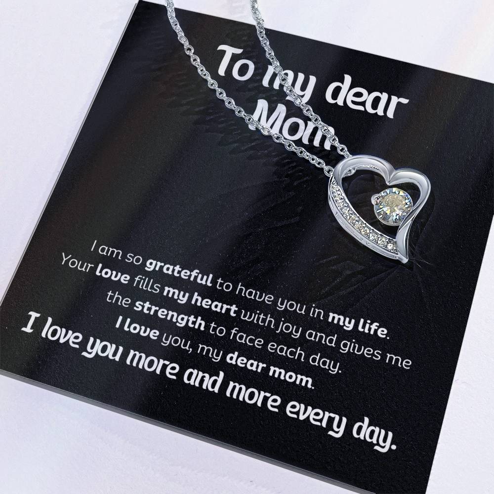 Forever Love Pendant Necklace – A Timeless Symbol of Love, The Perfect Gift for Your Mom