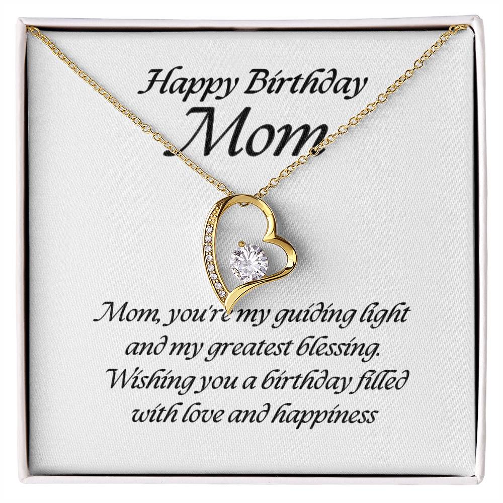 Forever Love Pendant Necklace – A Timeless Symbol of Love, The Perfect Birthday Gift for Mom