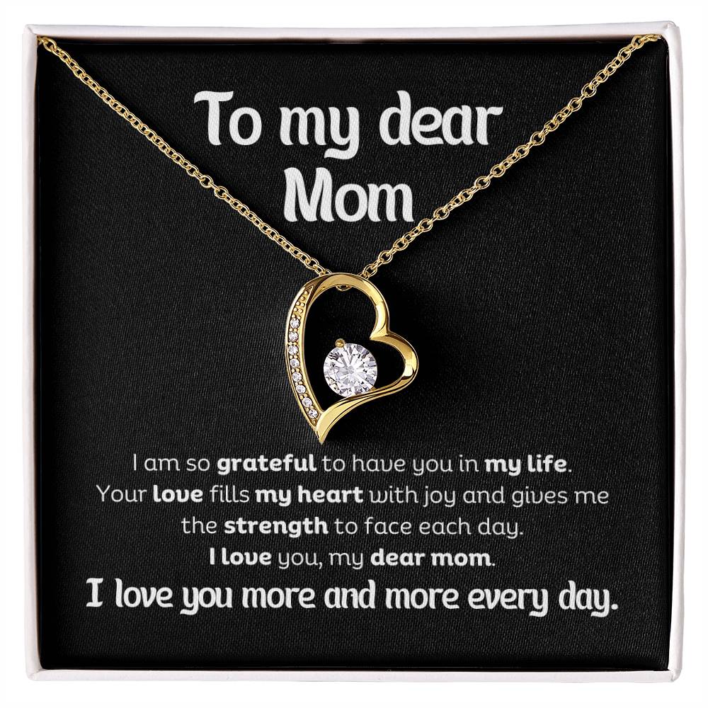 Forever Love Pendant Necklace – A Timeless Symbol of Love, The Perfect Gift for Your Mom