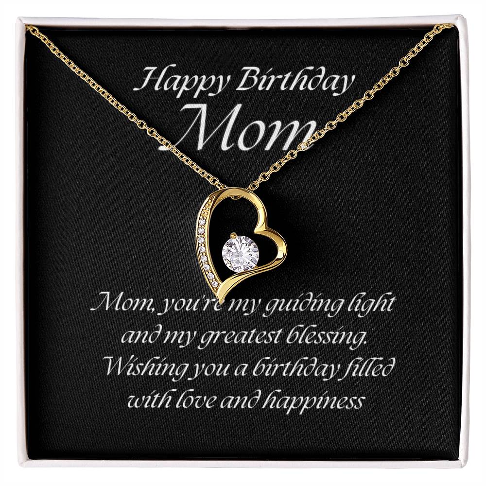 Forever Love Pendant Necklace – A Timeless Symbol of Love, The Perfect Birthday Gift for Mom