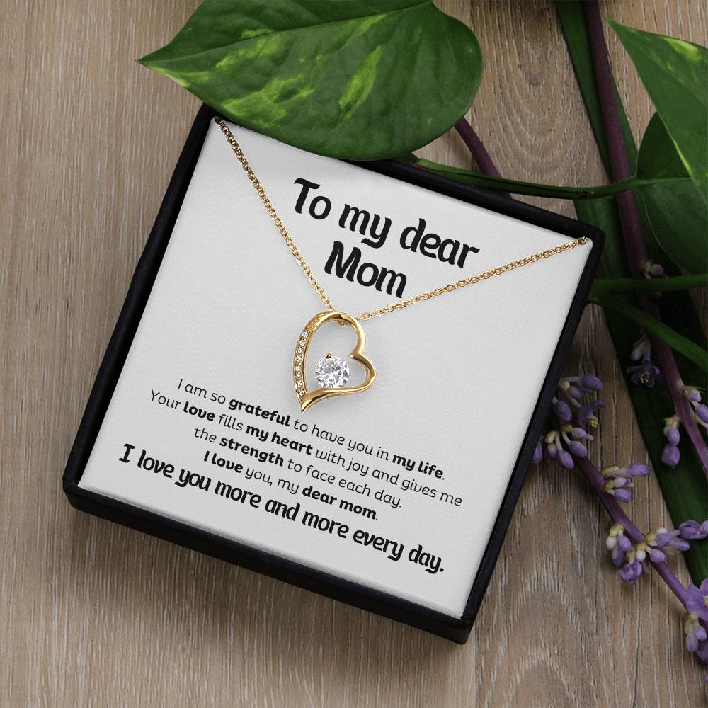 Forever Love Pendant Necklace – A Timeless Symbol of Love, The Perfect Gift for Your Mom