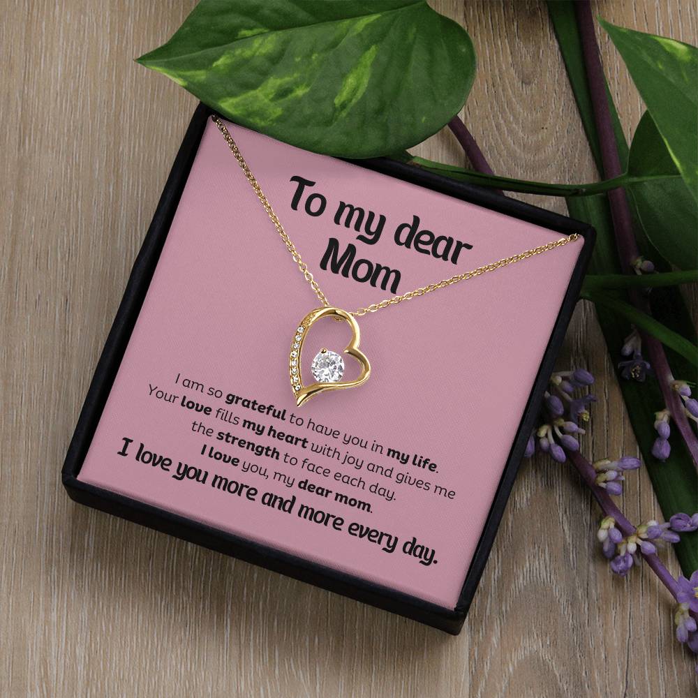 Forever Love Pendant Necklace – A Timeless Symbol of Love, The Perfect Gift for Your Mom