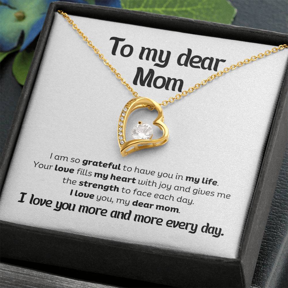 Forever Love Pendant Necklace – A Timeless Symbol of Love, The Perfect Gift for Your Mom