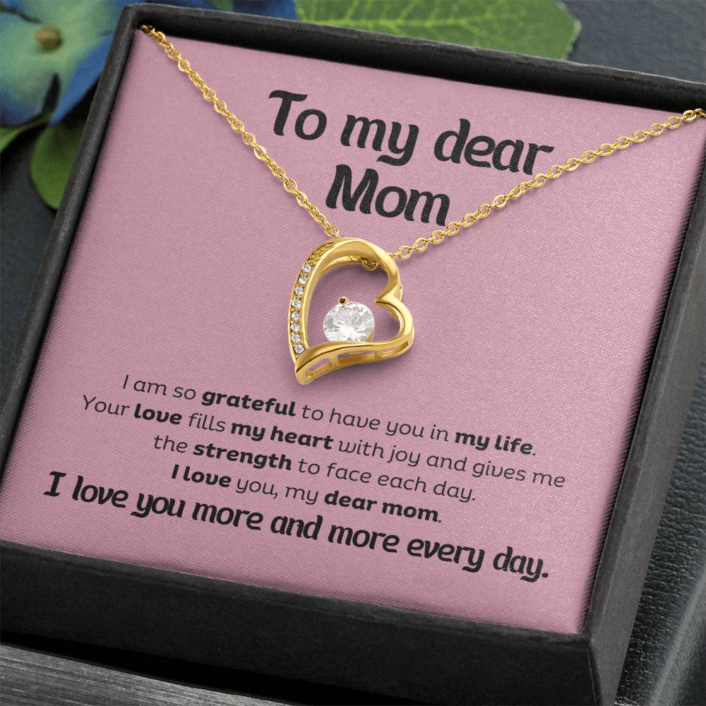 Forever Love Pendant Necklace – A Timeless Symbol of Love, The Perfect Gift for Your Mom