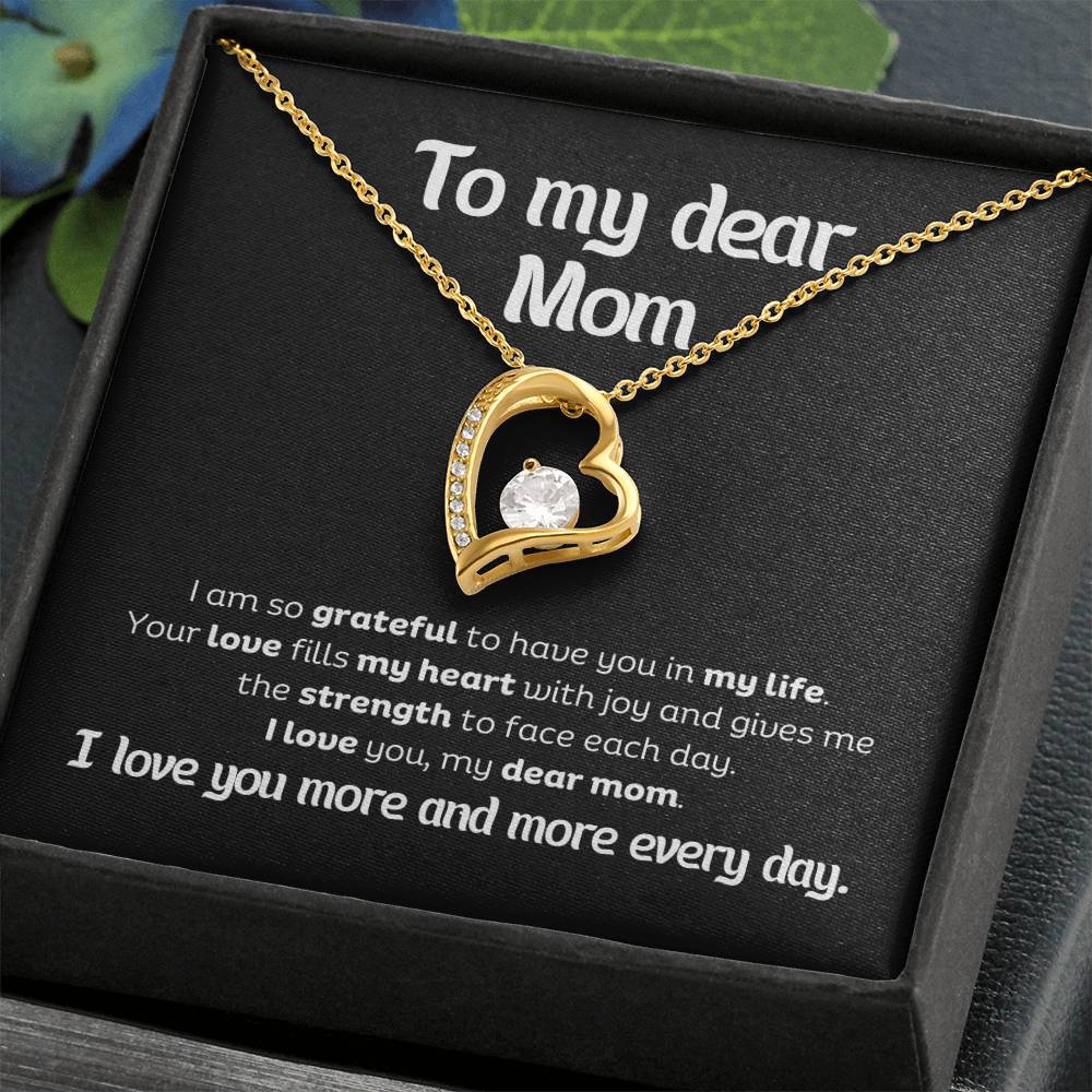 Forever Love Pendant Necklace – A Timeless Symbol of Love, The Perfect Gift for Your Mom